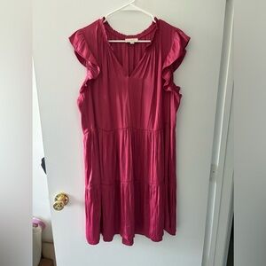 Pink Loft Flowy Dress